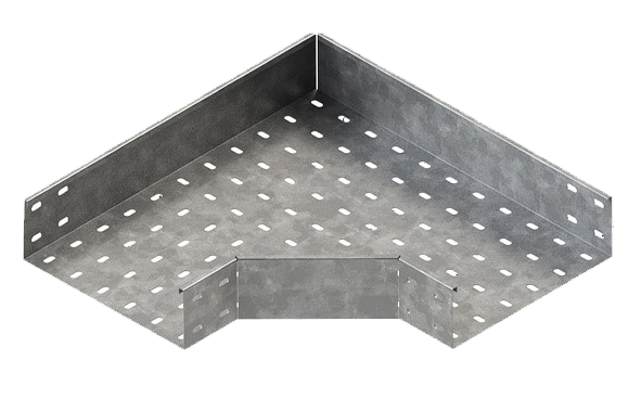 Silver Cube Elbow 150x50x1.5