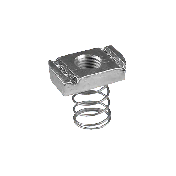 Silver Cube spring nut 10MM