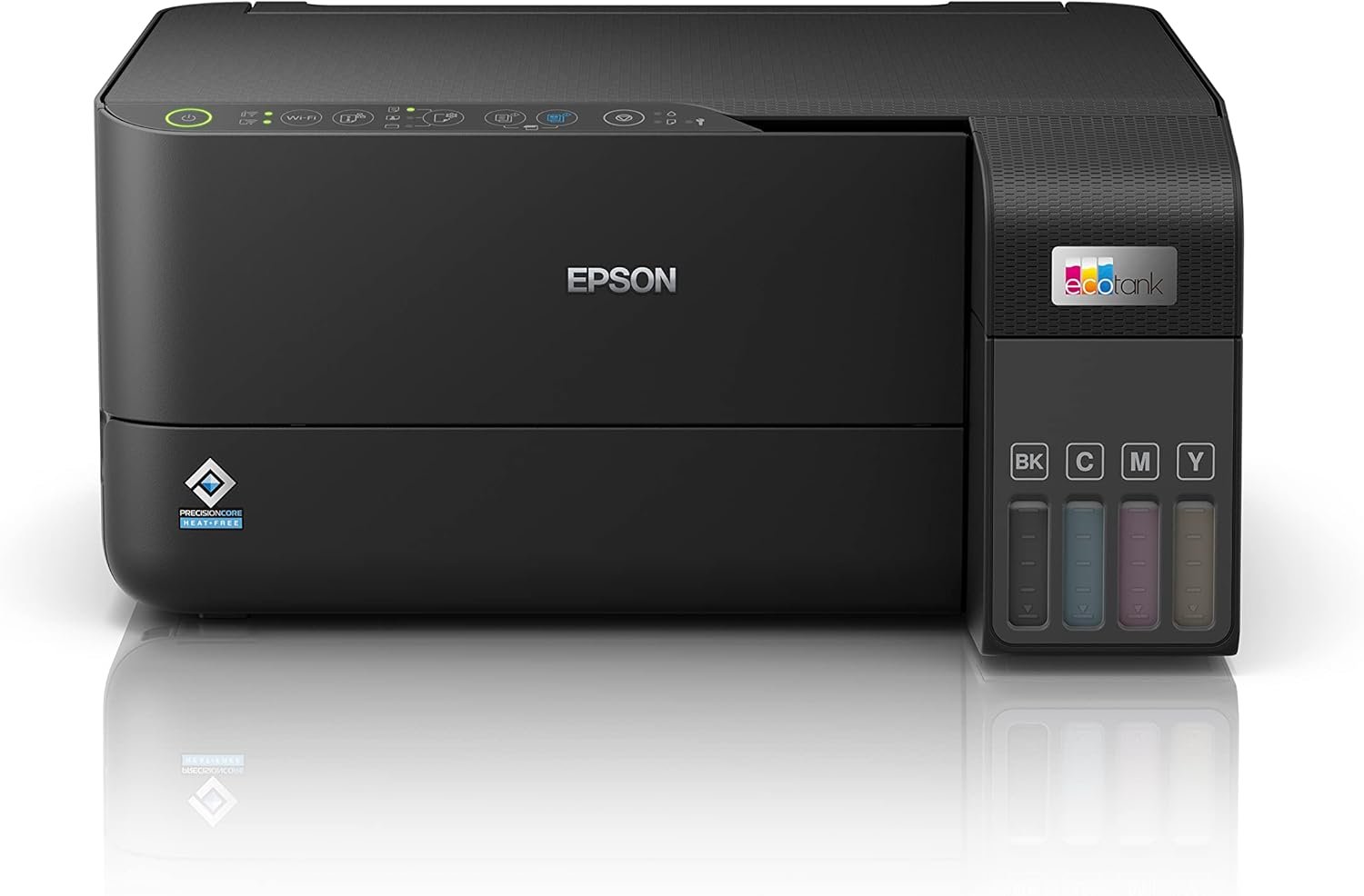Epson ET-2980 – Wired & Wireless EcoTank Inkjet Multifunction Printer - Color - Black. Goodbye…
