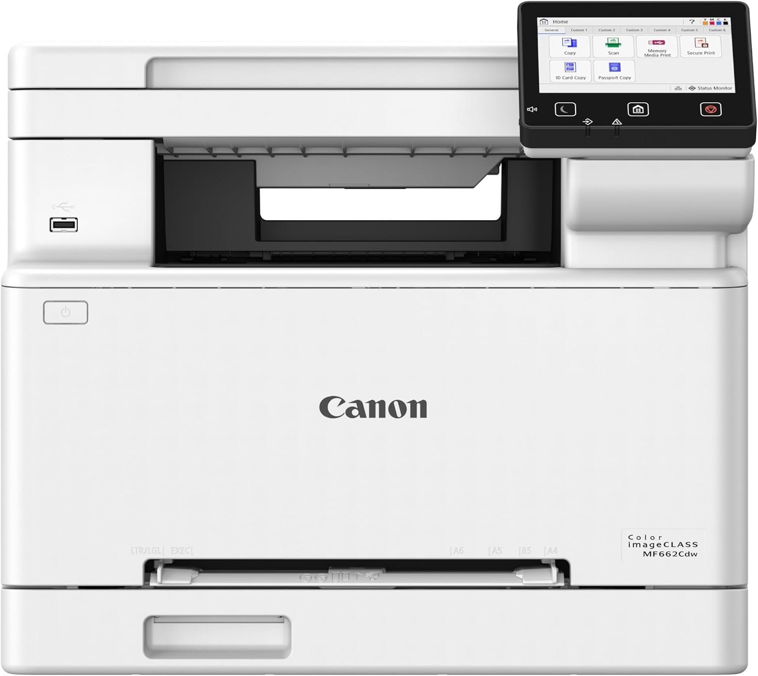 Canon MF662Cdw – imageCLASS MF662Cdw Wired & Wireless Laser Multifunction Printer - Color…