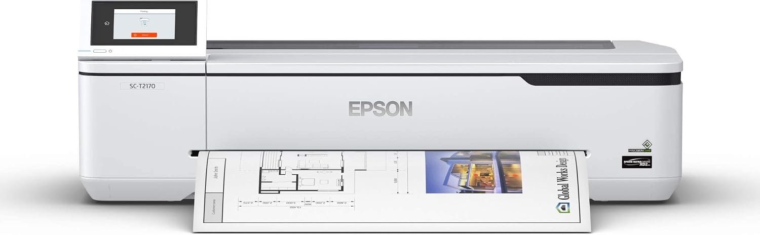 Epson T2170 – SureColor T2170 A1 Inkjet Large Format Printer - 24" Print Width - Color. The…