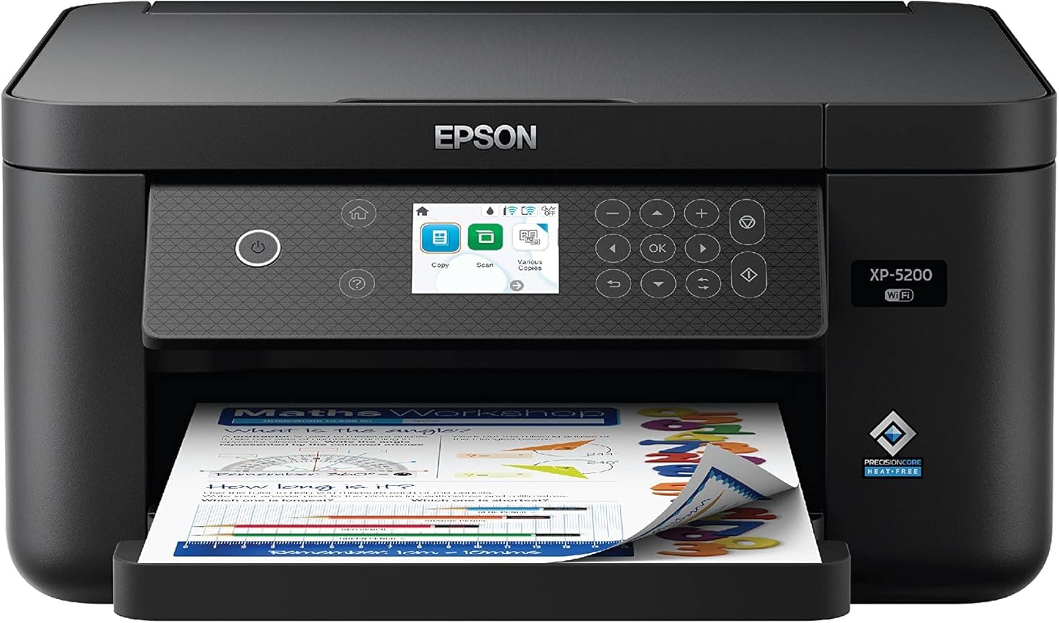 Epson XP-5200 – Expression Home XP-5200 Wired & Wireless Inkjet Multifunction Printer - Color…